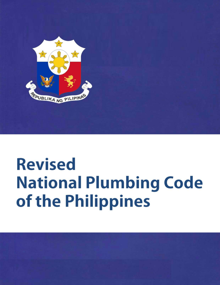 National Plumbing Code Of The Philippines, Basement Floor Plumbing Rough In Philippines