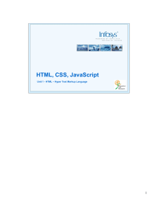 html dhtml javascript-infosys-material