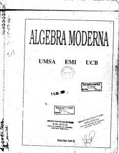 Algebra Moderna - Sebastian Lazo