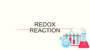 REDOX REACTION