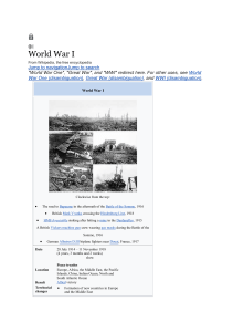 ww1 wiki