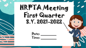 PPT - HRPTA 1ST QUARTER