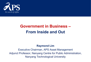 9.1 Raymond Lim - Government in Business - 2022