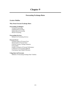 silo.tips chapter-9-forecasting-exchange-rates-lecture-outline-why-firms-forecast-exchange-rates