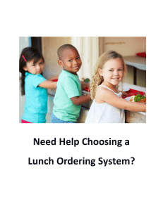 Need Help Choosing a Lunch Ordering System