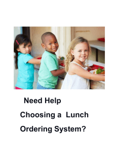 Need Help Choosing a Lunch Ordering System