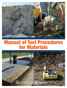 Materials Test Procedures Manual - Illinois DOT