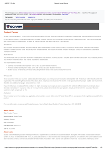 Search Job at Scania