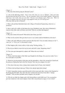 BNW Study Guide Chapters 11 to 13