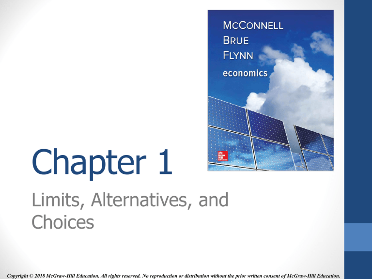 Economics: Limits, Alternatives, Choices