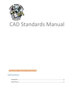 PWATD CAD STANDARDS