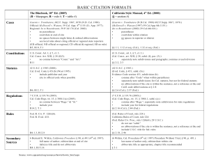 basic citation formats