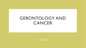 NUR 201 Gerontology and Cancer Week 1 # (1)