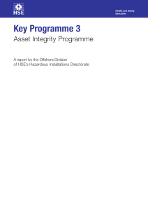 Asset Integrity Programme
