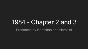 1984 - Chapter 2 and 3