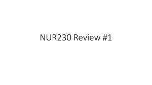 230 Mat Ped Review Exam 1