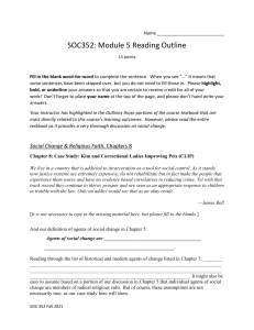 SOC352 Module 5 Reading Outline - Copy