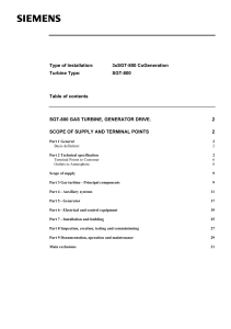 SGT-800 Gas Turbine Technical Specification Document