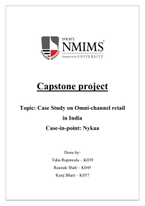 Capstone project- Nykaa (Final report)