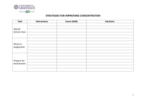 SSLG102 Lecture 3 Strategies for improving concentration