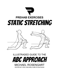 Prehab Exercises Static Stretching