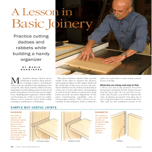 FWW - A lesson in basic joinery