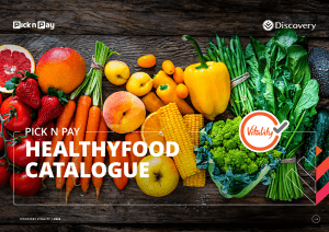 healthy food catalogue