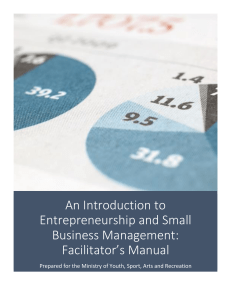 An Introduction to Entrepreneurship and