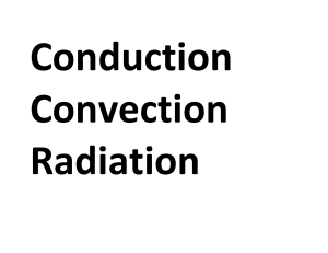 Conduction convection radiation labels