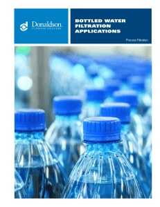 Donaldson - Alimentos - Bottled-Water-Filtration-Applications