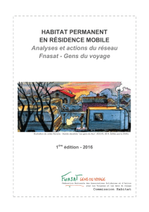Analyses-Actions  Habitat permanent en résidence mobile Mai 2016