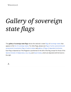 Gallery of sovereign state flags - Wikipedia