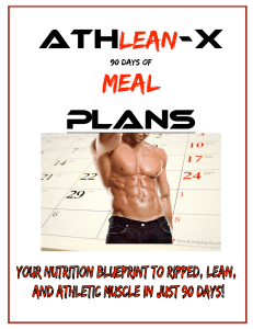 AthleanX Meal Plans Rules