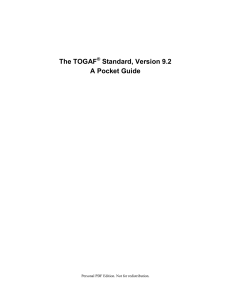 TOGAF 9.2 A Pocket Guide