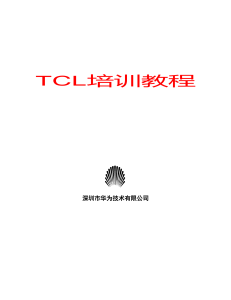 TCL培训教程(全)