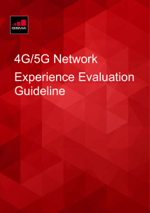 4G5G-Network-Experience-Evaluation-Guideline- GSMA