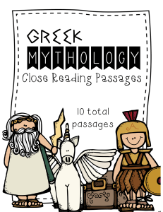 greek mythology reading passages