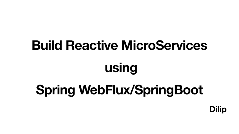 reactive-spring