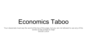 Economics Taboo (1)
