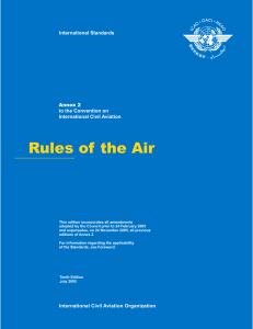 Annex 2: Rules of the Air