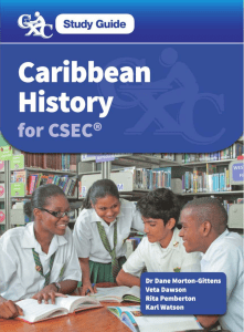 CXC Study Guide - Caribbean History for CSEC