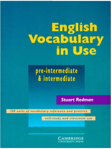 English Vocabulary in use (1)