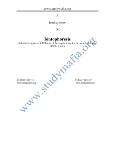 ECE-Iontophoresis-Report