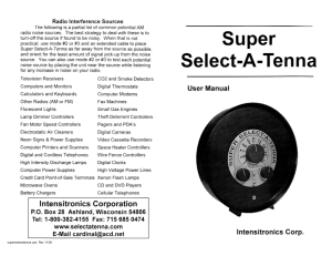 Super-Select-A-Tenna users manual