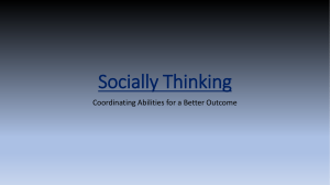 Socially Thinking- 2017 Powerpoint for Social Skills Program- needs updating