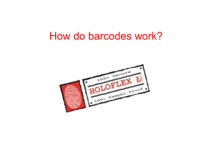 How do barcodes work