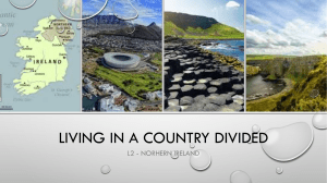 L2 Living in a Country Divided Northern Ireland
