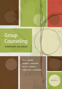 (2012) Group counseling Strategies and Skills