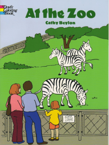 Dover Coloring Book - At the Zoo