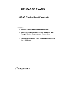 Physics 1998 Practice available